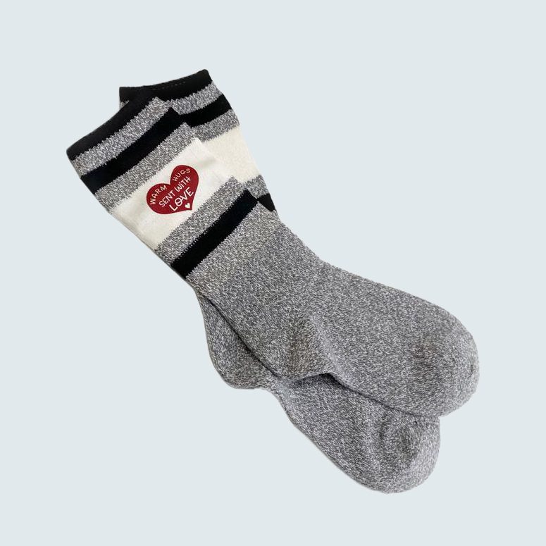 Warm Hugs Sent With Love Socks