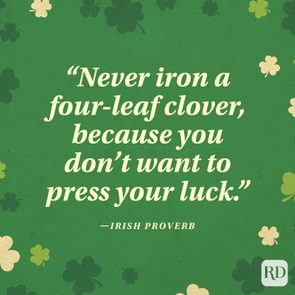 St. Patricks Day quote (