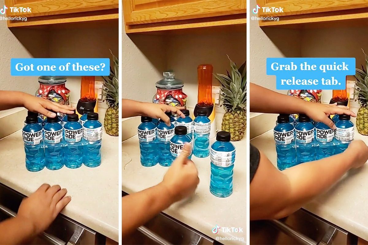 How to Easily Remove Bottles from the Plastic Rings