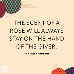 Chinese proverb that says 