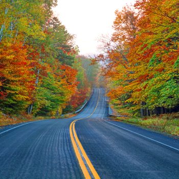 Autumn on the Kancamagus Highway in New Hampshire