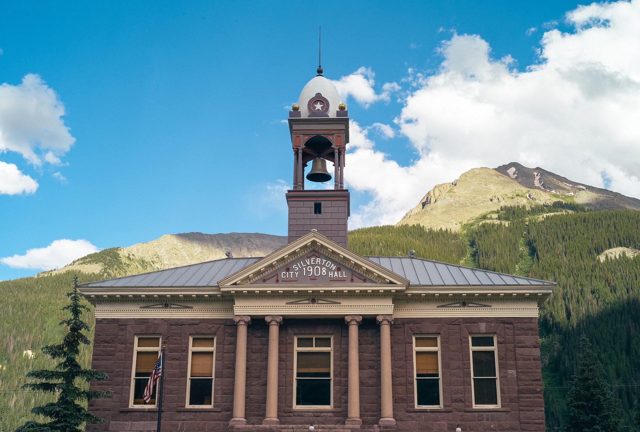 Silverton City Hall in Colorado, United States