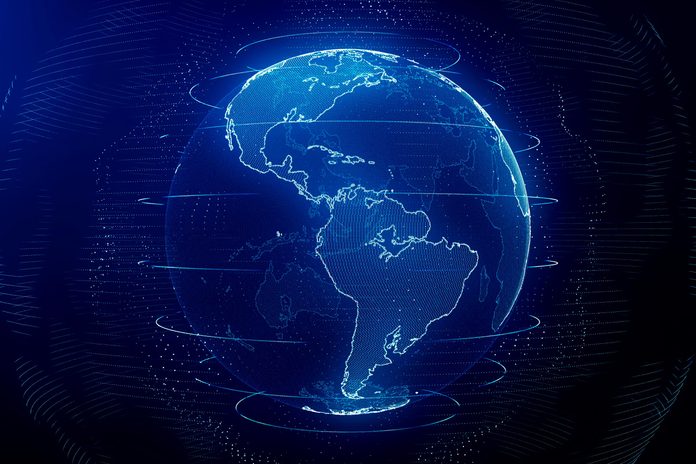 digital model of the earth