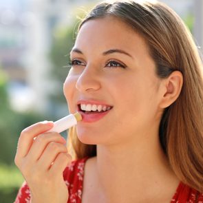 Smiling Young Woman Outdoors