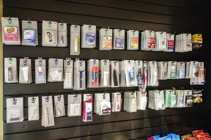 hotel convenience store at the Courtyard by marriott in Stuart, Florida