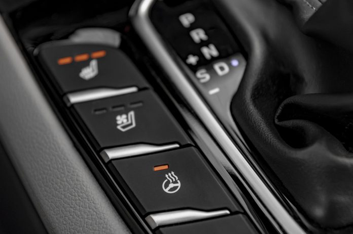 Car heated steering wheel