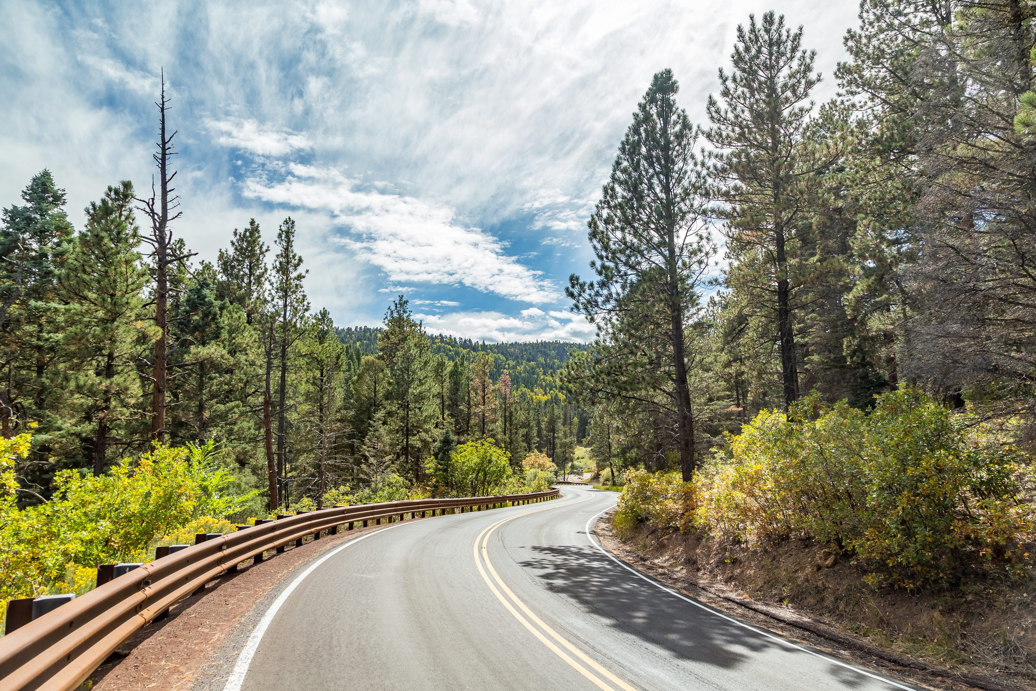 The Enchanted Circle Scenic Byway is an 84 mile New Mexico Scenic Byway and National Forest Scenic Byway around Wheeler Mountain located in Northern New Mexico. It begins and ends in Taos, New Mexico.