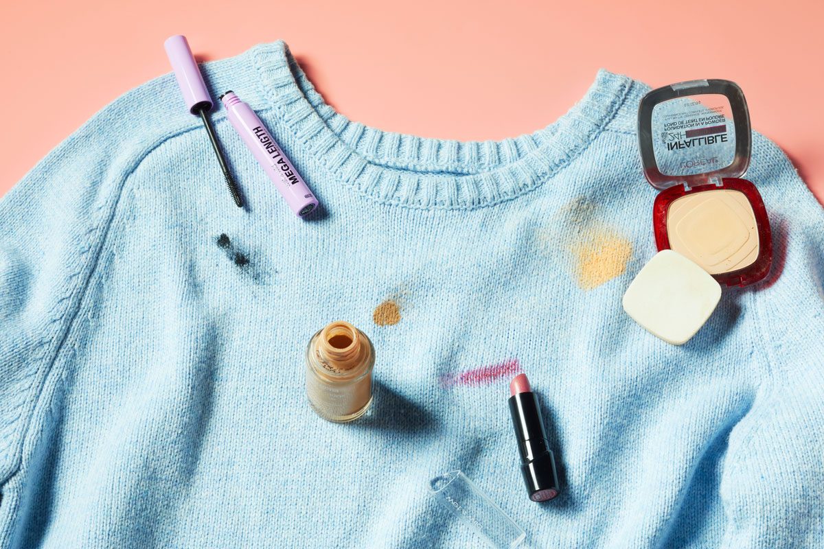 How to Get Makeup Out of Clothes, According to Laundry Experts