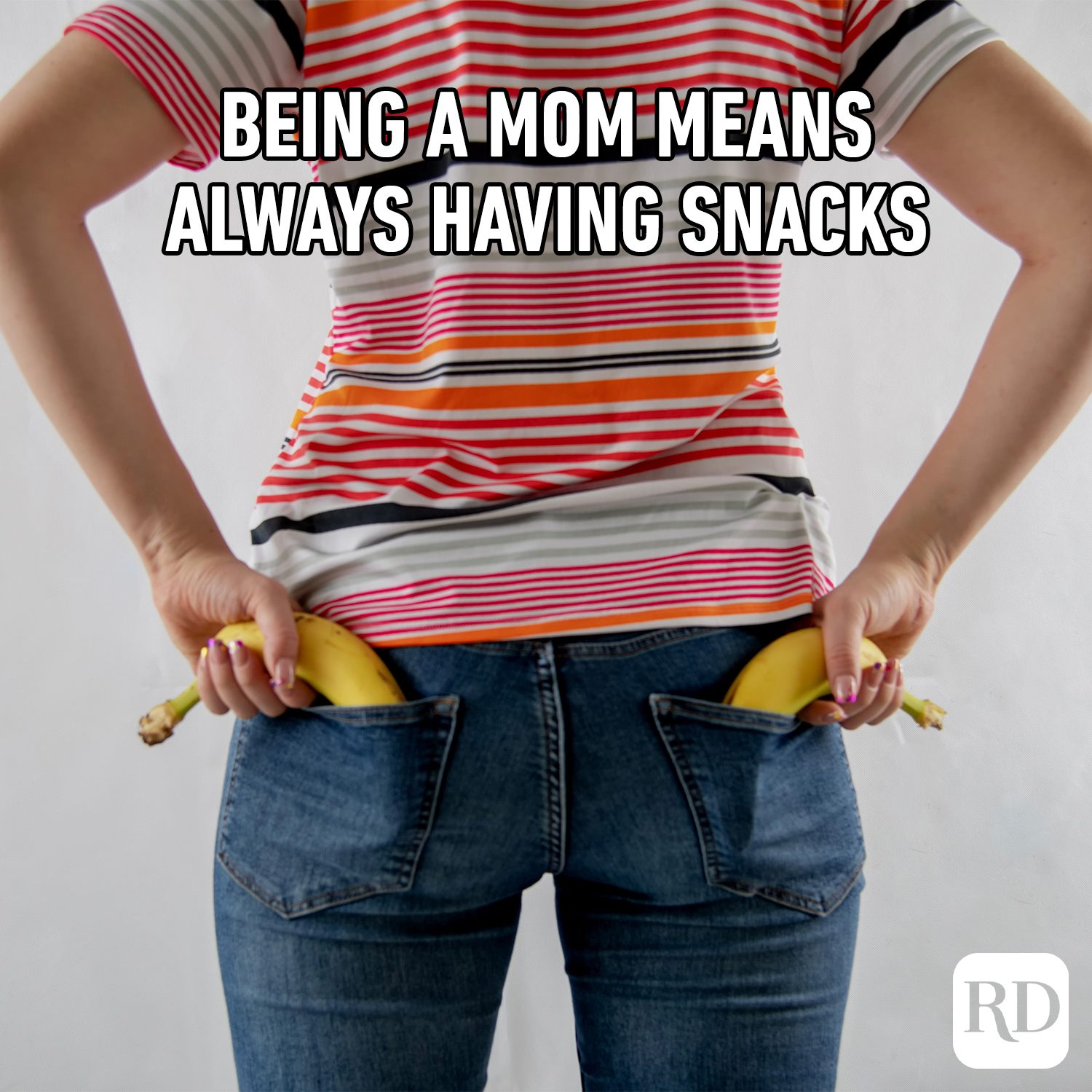 Being a mom means always having snacks