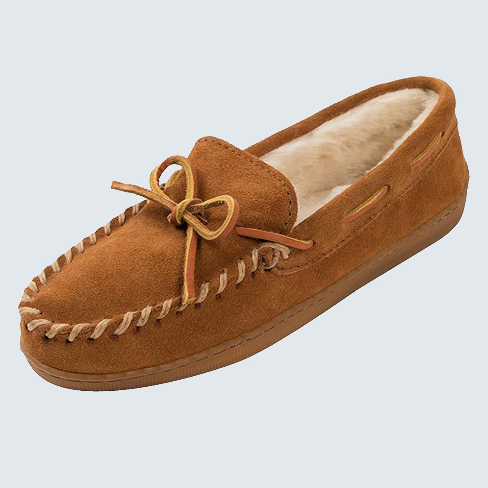 Most durable slippers: Minnetonka Men's Pile Lined Hardsole Slipper