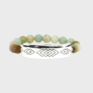 Amazonite Beaded Safety Bracelet Ecomm Via Getflare