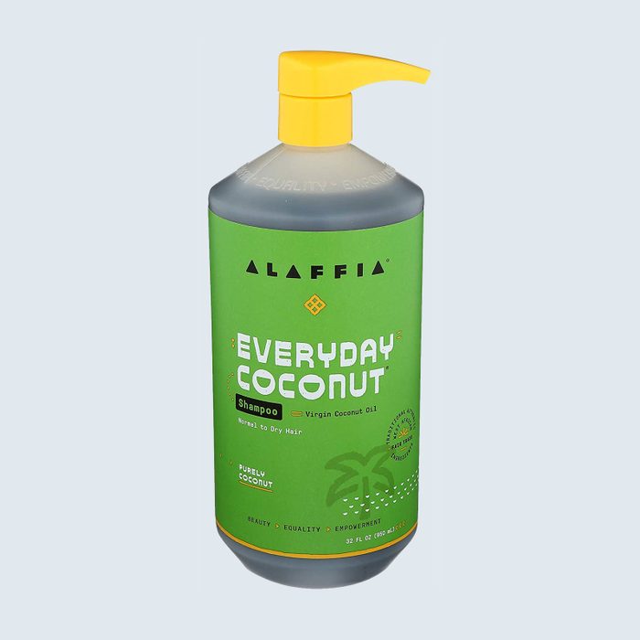 Best shampoo for curly hair from a Black-owned brand: Alaffia Everyday Coconut Shampoo