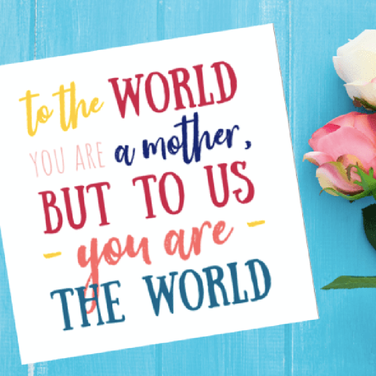 mothers day printable card