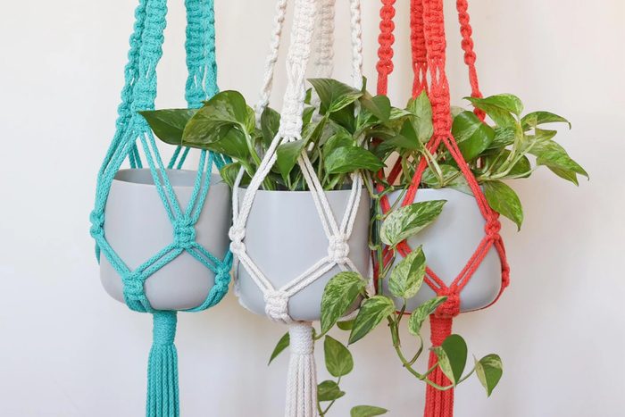 Diy Macrame Planter Kit With Beads