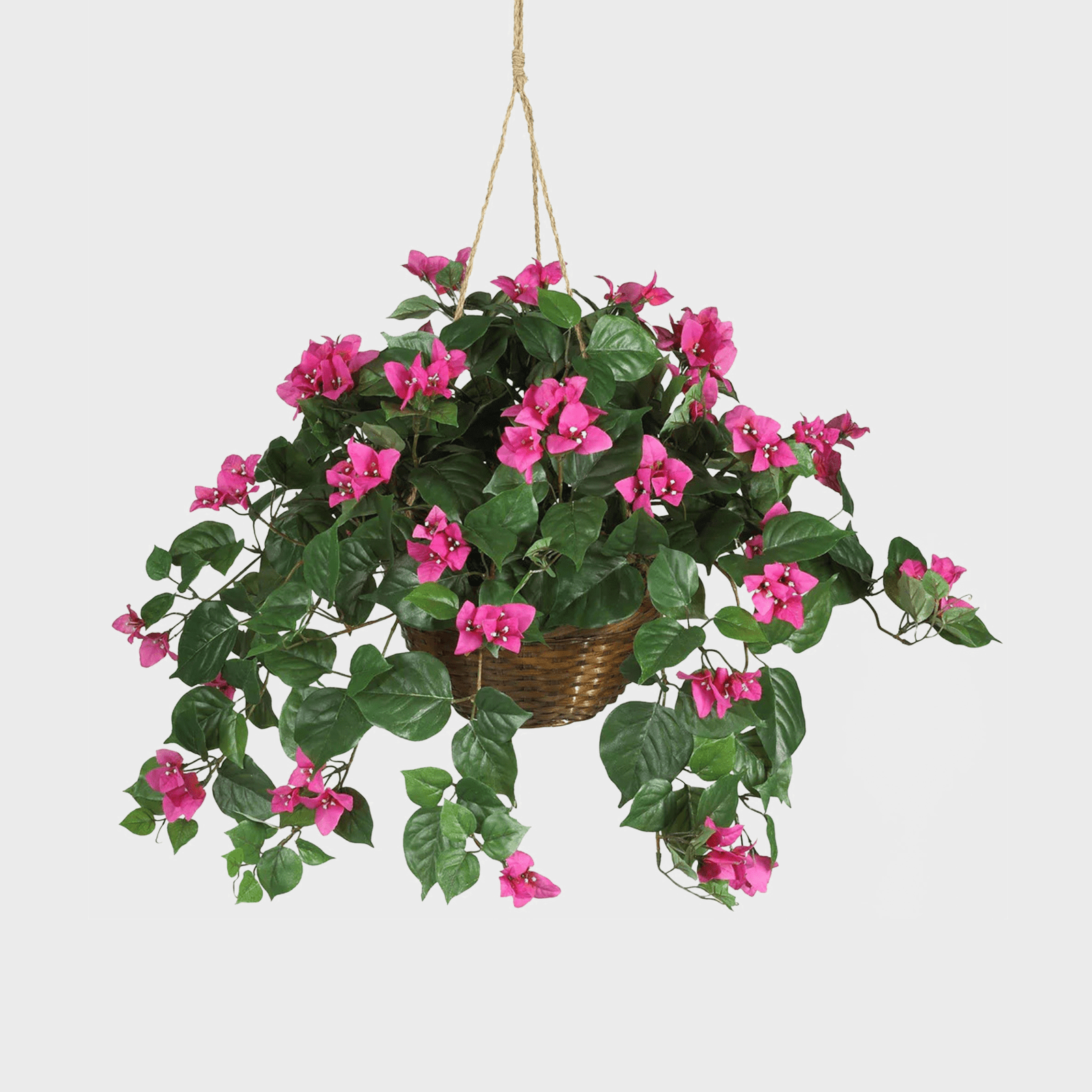 Artificial Bougainvillea Hanging Basket Silk Plant Nearly Natural 258511 1000x Ecomm Via Nearlynatural.com