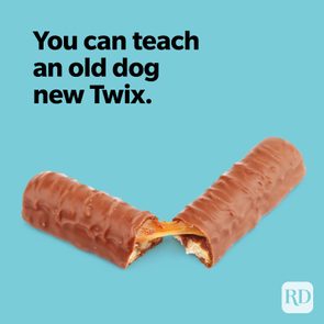 You can teach an old dog new Twix.