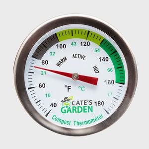 Compost Thermometer Premium Stainless Steel Bimetal Thermometer Ecomm Via Amazon