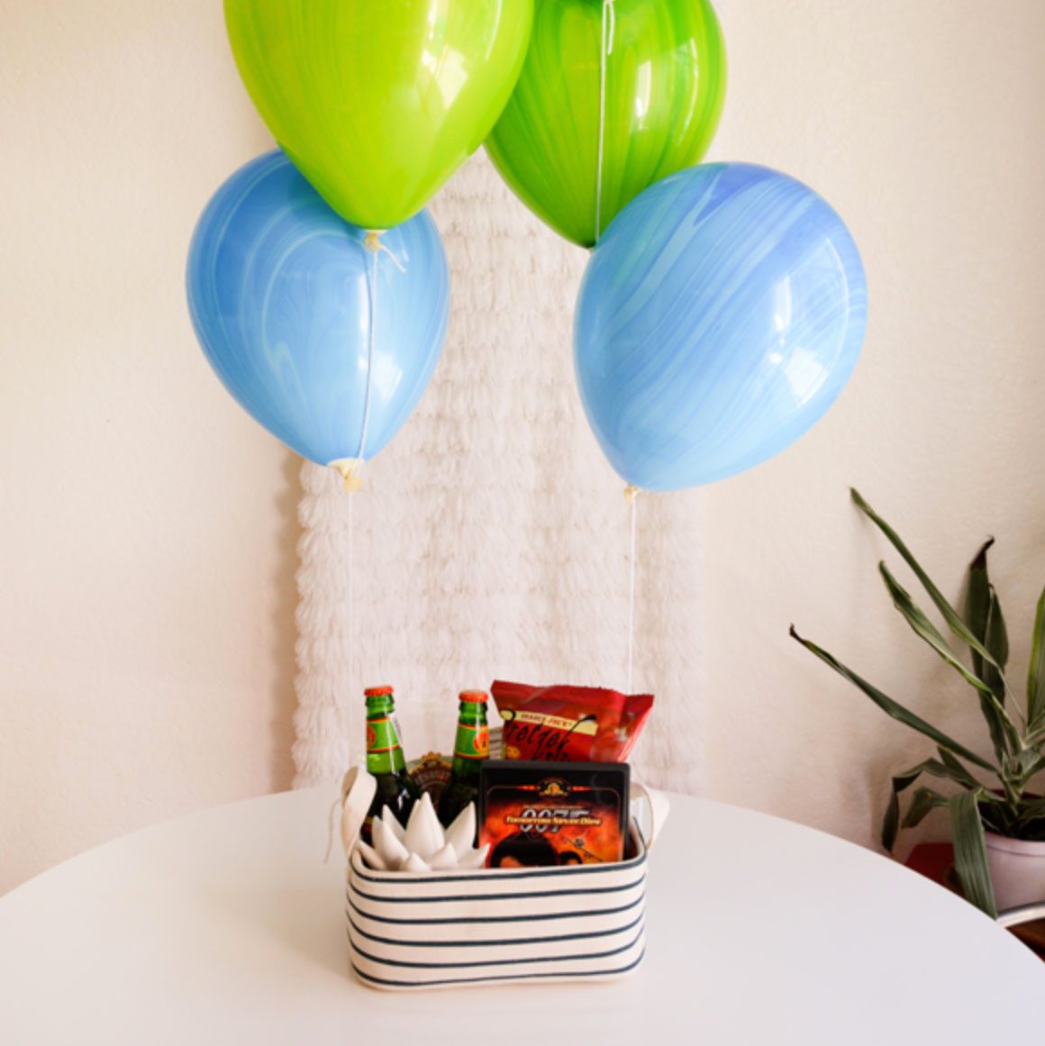 Message in a balloon for Dad