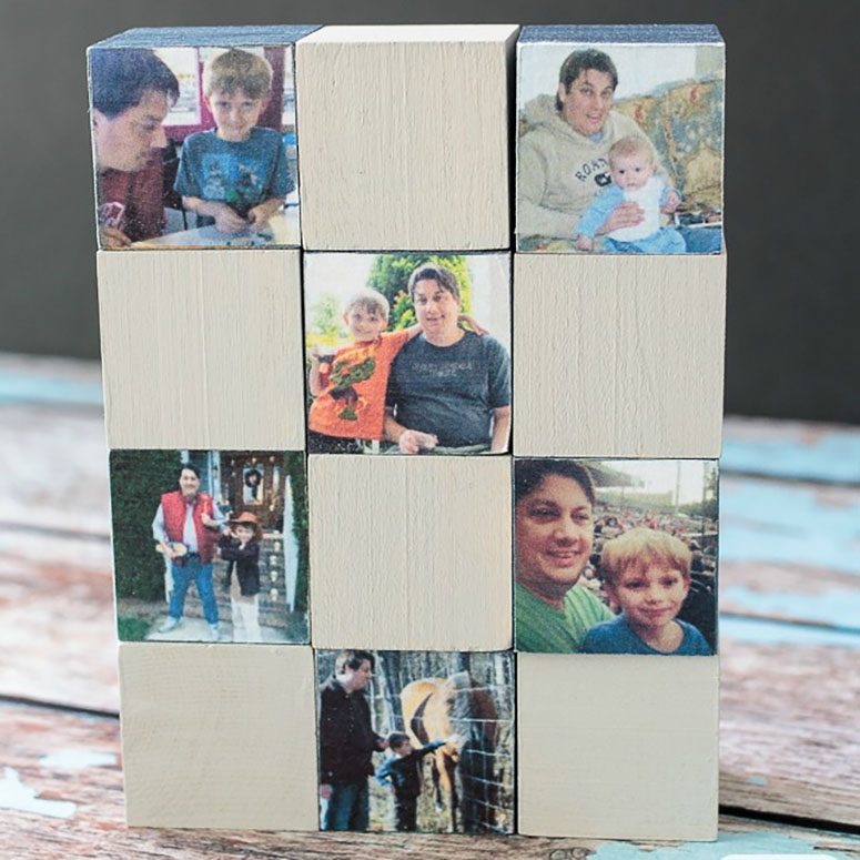 Photo blocks for Dad