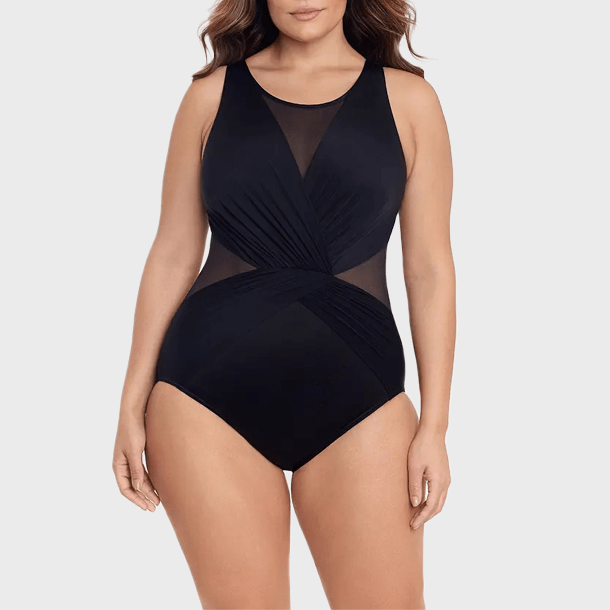 Miraclesuit Womens Plus Solid Palma