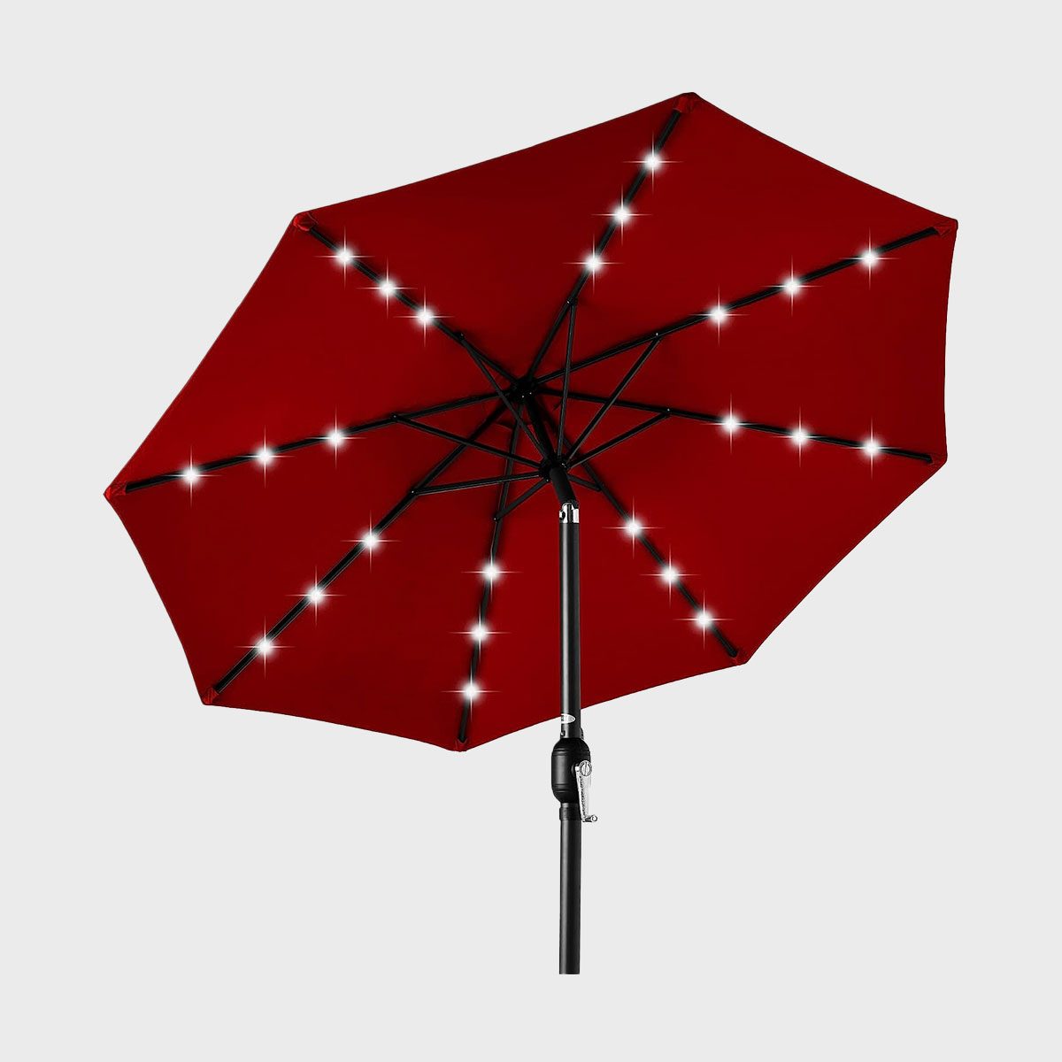 10 Foot Solar Powered Umbrella