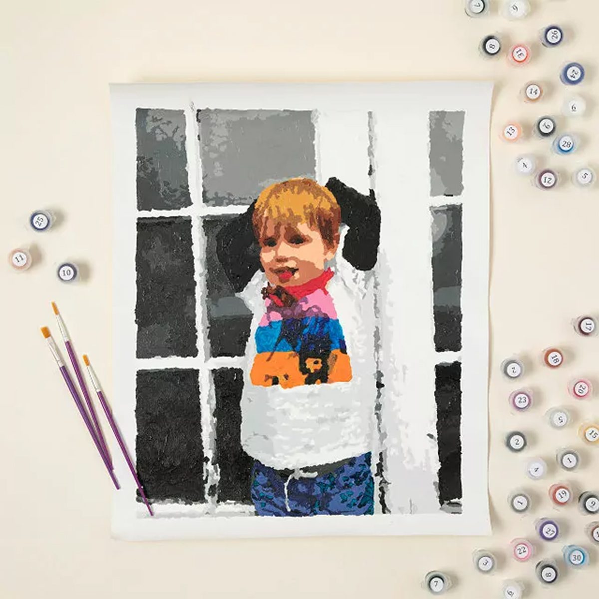 Custom Paint By Number Kit