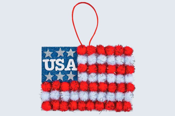 Pom Pom Flag Sign Crafts For Kids