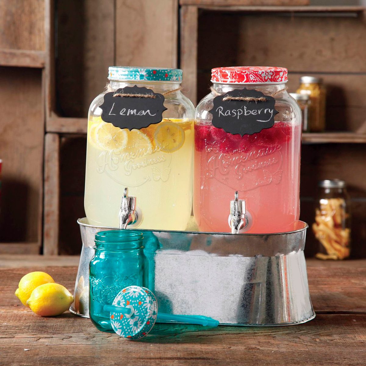 The Pioneer Woman Simple Homemade Goodness Drink Dispenser Set
