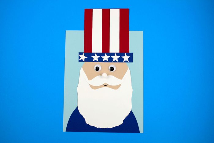 Uncle Sam Head 4th Of July Craft