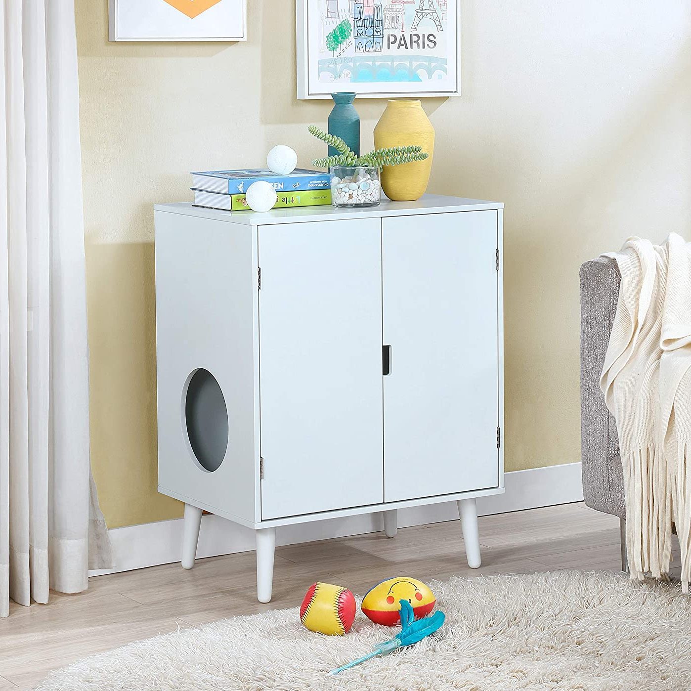 Penn-Plax Contemporary Cat Litter Cabinet