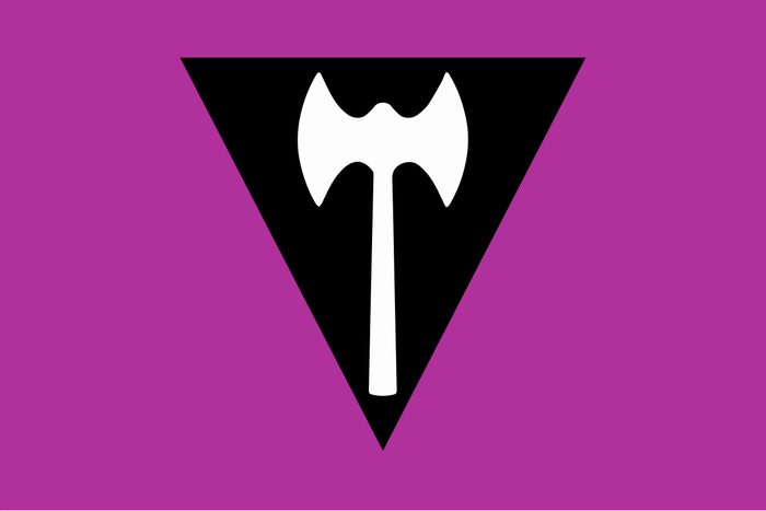 Labrys Lesbian Pride Flag