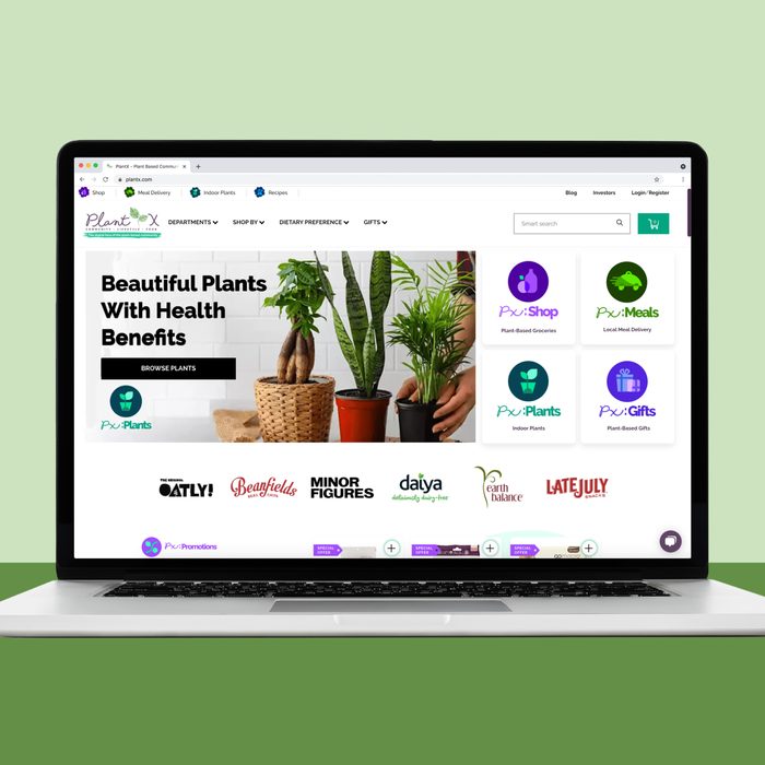 Plantx website for house plants