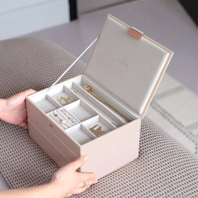 Stackable Jewelry Organizer Trays