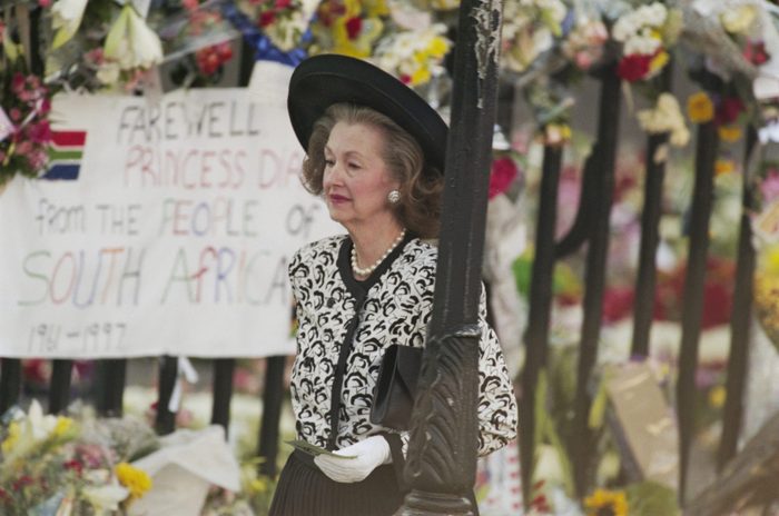 British socialite Raine Spencer (1929-2016), Countess Spencer funeral service for Diana, Princess of Wales