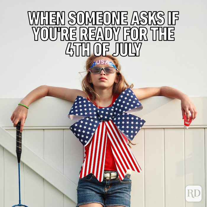 Gettyimages 575338385 Girl Dressed For Fourth Of July Text When Someone Asks If You're Ready For The 4th Of July I Have Never Been More Ready