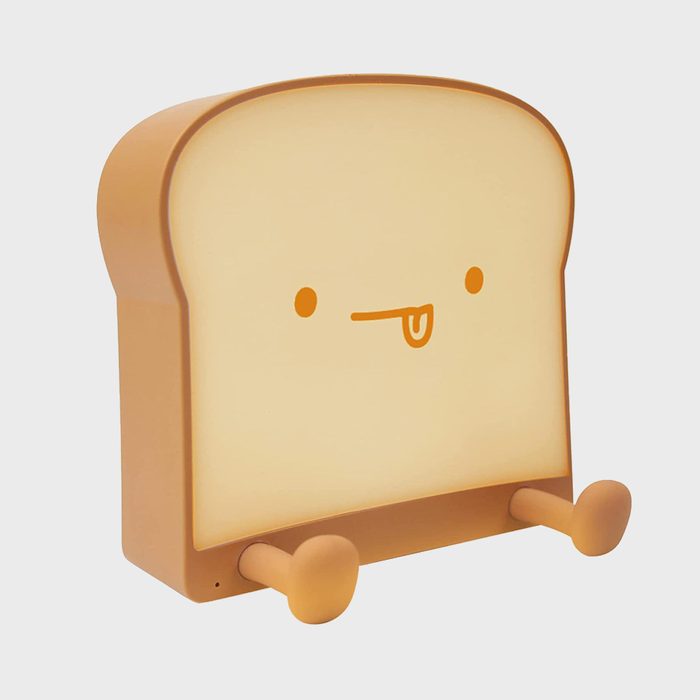 Qanyi Cute Night Light Toast Bread Led Night Lamp With Rechargeable And Timer