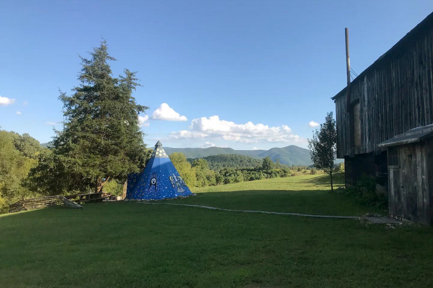 Rd Cheap Air B N B Virginia Teepee With A Great View Of The Blue Ridge Mountains