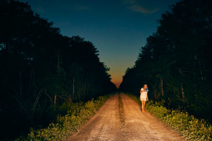 Anne Gorden-Vega scours the roads and levees at night for signs of scales.