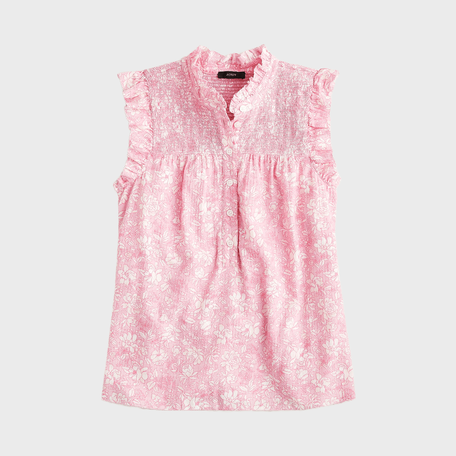 Garden Top In Soft Gauze Ecomm Via Jcrew