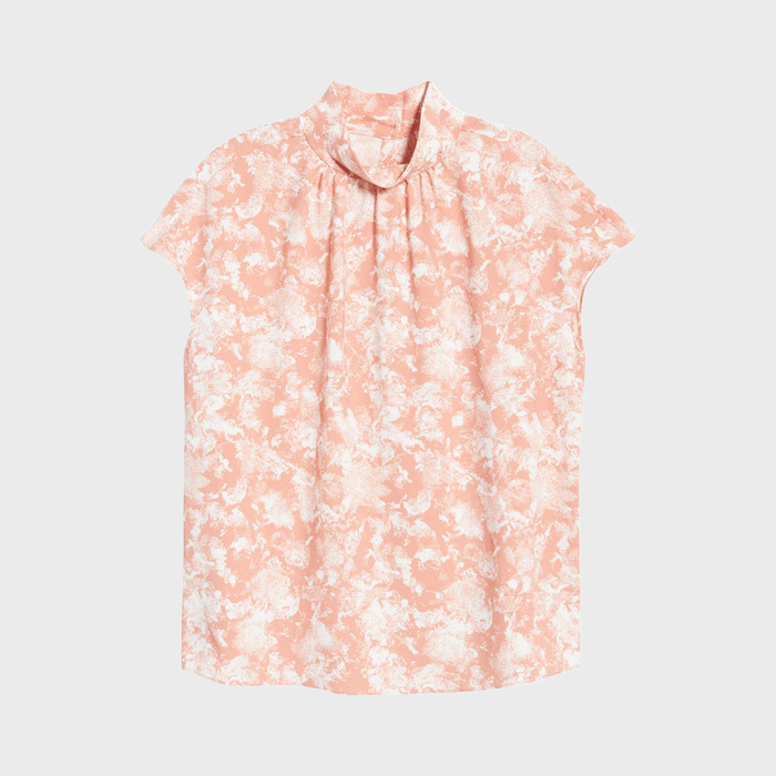 Gathered Mock Neck Top Ecomm Via Nordstrom