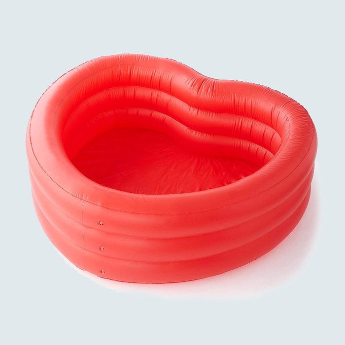 ban.do Red Heart-Shaped Inflatable Swimming Pool