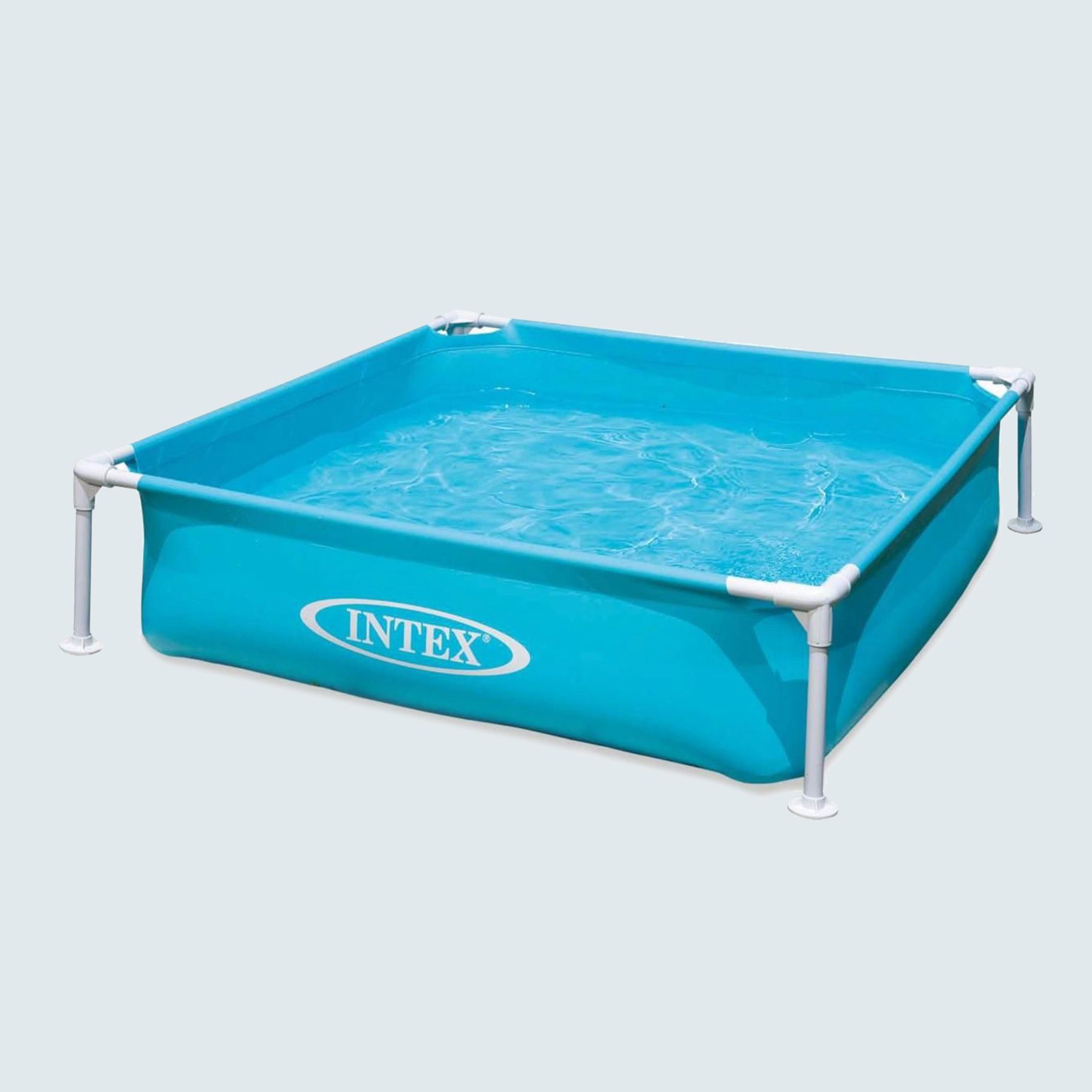 Intex Miniature Outdoor Frame Beginner Teaching Above Ground Square Kiddie Swimming Pool