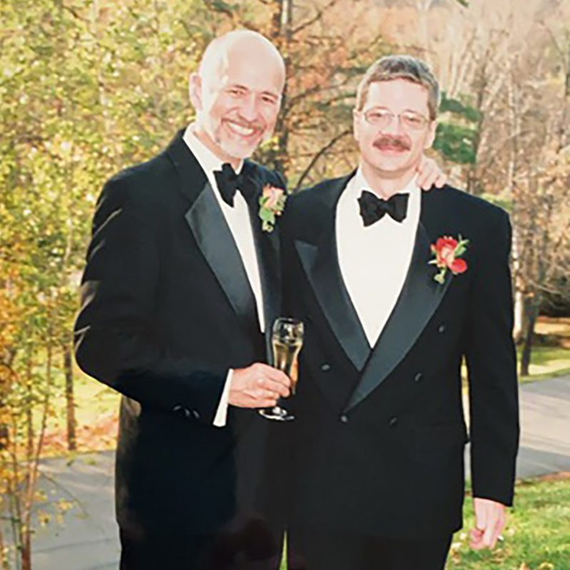 Larry Best and his husband Kori