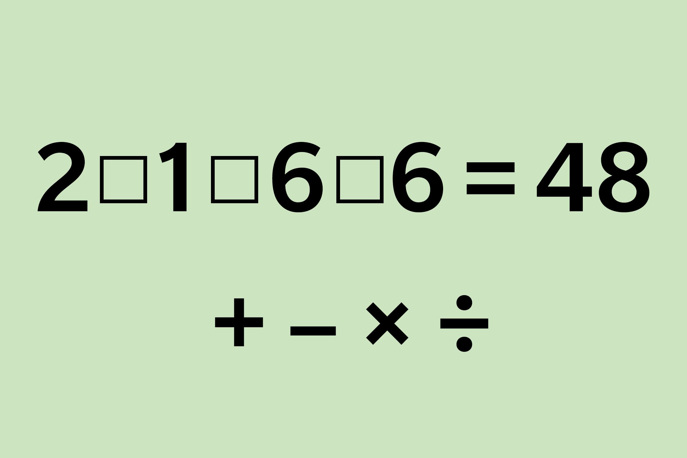 Math puzzle