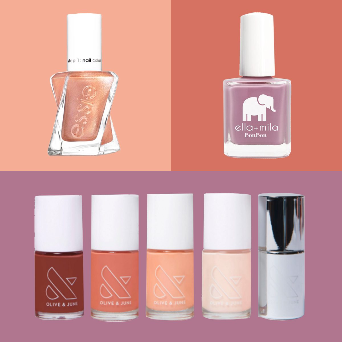 Nail Polish Colorblock Ft