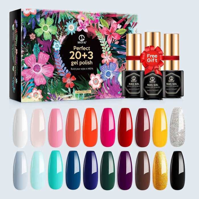 MEFA 23 Pcs Gel Nail Polish Set