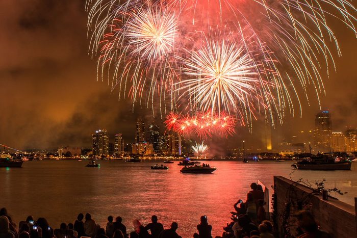San Diego California Firework Display