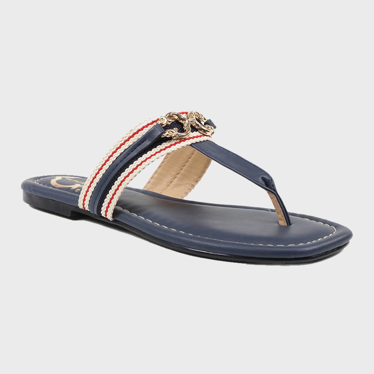 C. Wonder Lobelia Horsebit Thong Sandal