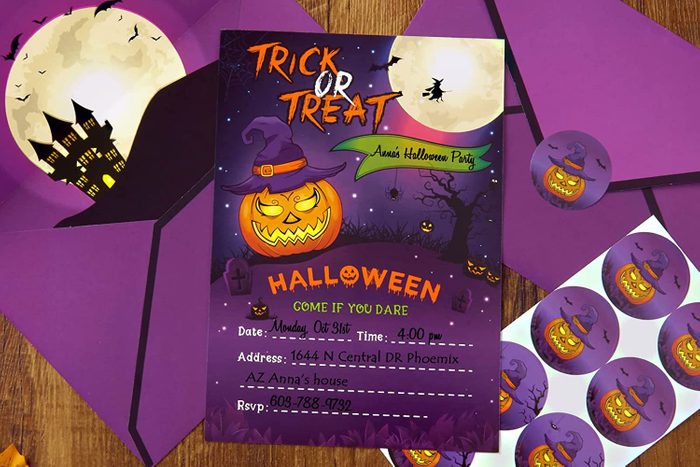 Halloween Party Invitations