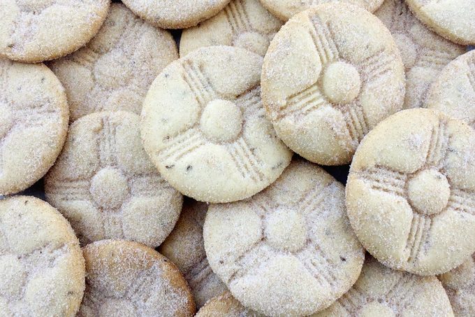 cookies with the New Mexico flag imprinted